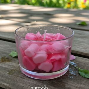 Blush Heart Soy Candle 💗 – Handcrafted with Love