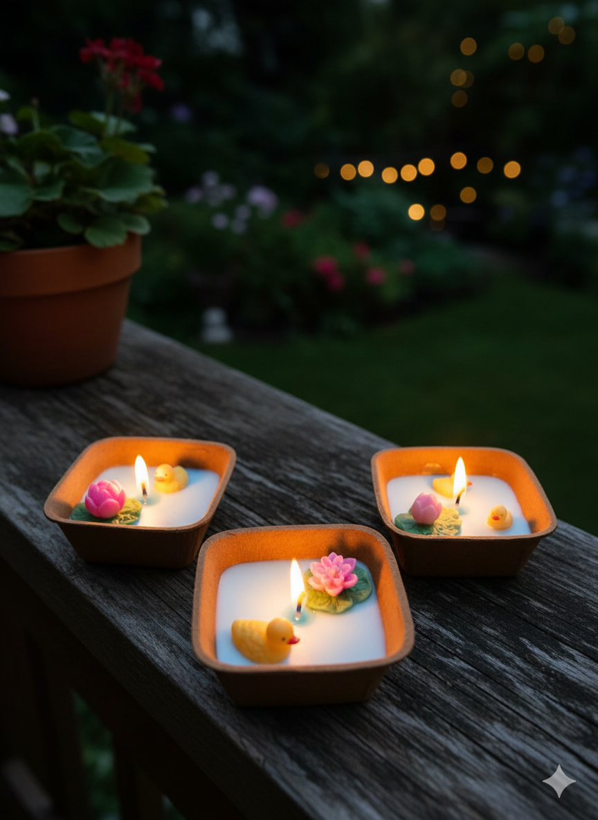 Garden Glow Floating Candle Set (Each)